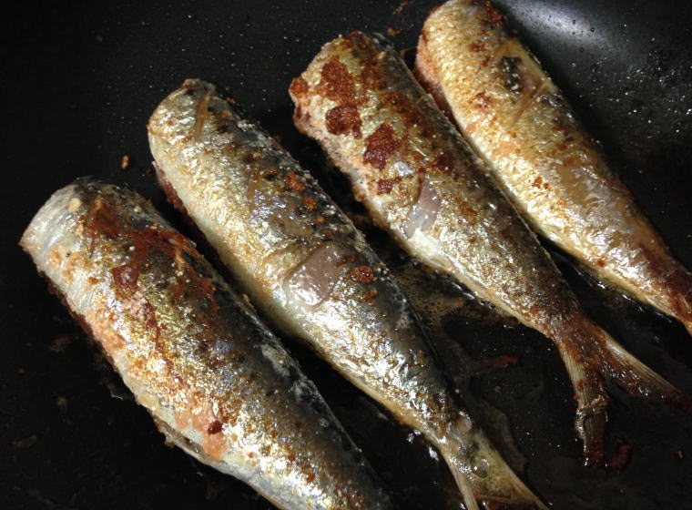 博多いわし明太 焼いてみた