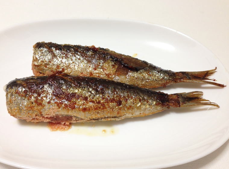 博多いわし明太 焼いてみた