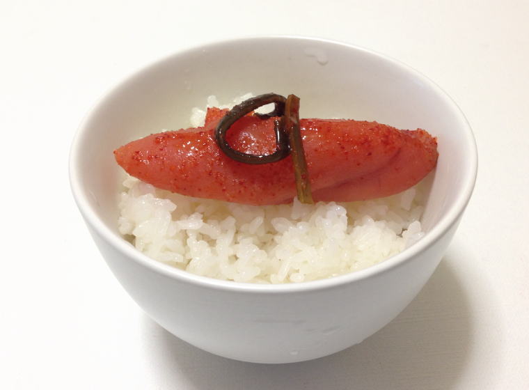 かば田 辛子明太子 白ご飯に
