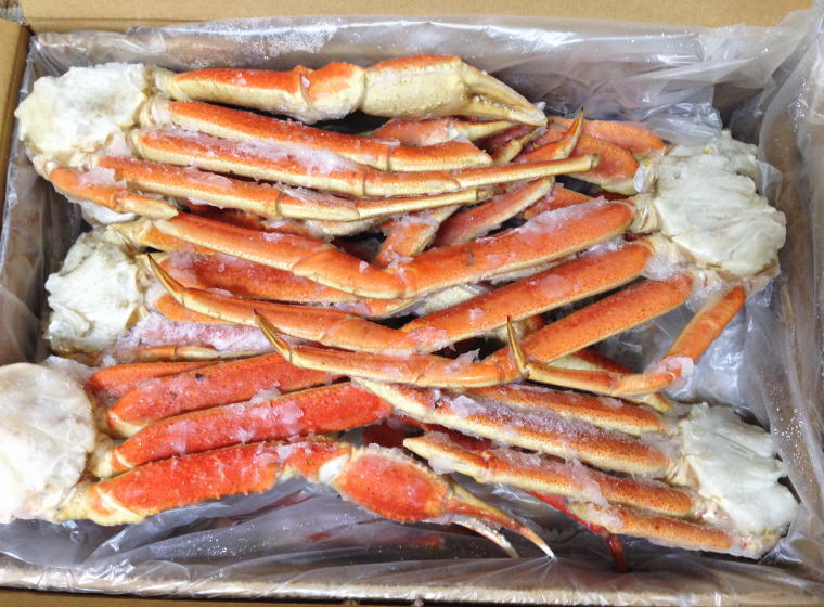 冷凍ズワイガニ 開封 