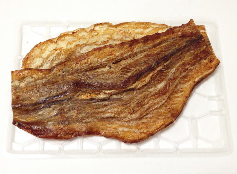 牡蠣しょうゆ味 焼あなご 開封