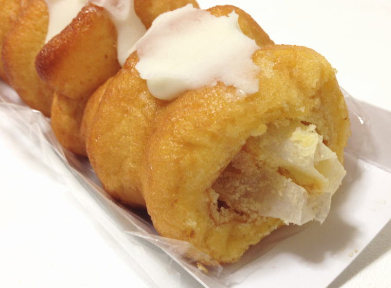 福井県立恐竜博物館 ロングバームクーヘン 食べ方