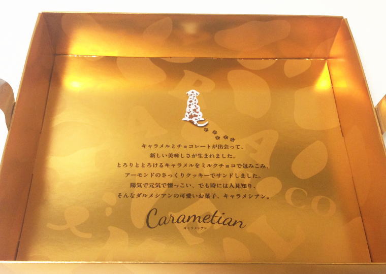 キャラメシアン 箱内側