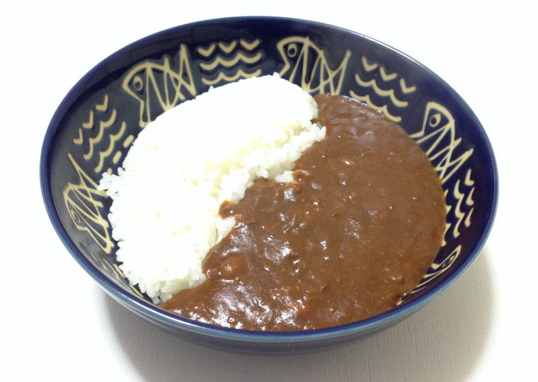 水戸納豆カレー開けてみた