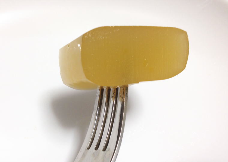 メロンようかん 切ったところ