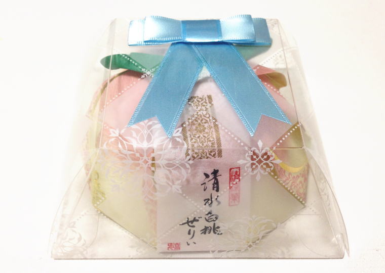 『清水白桃ぜりぃ』外箱付