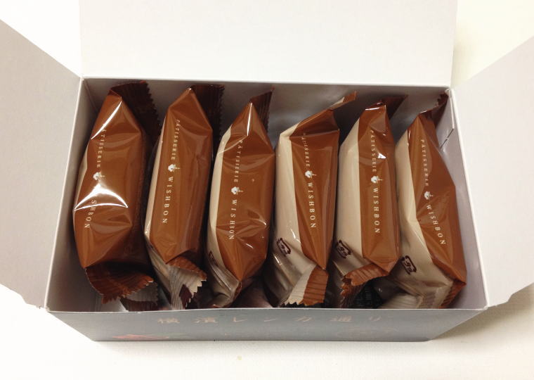 『横濱レンガ通り』コーヒー味　開封