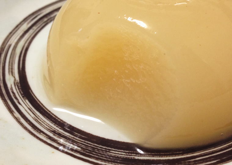 『清水白桃ぜりぃ』 切り口