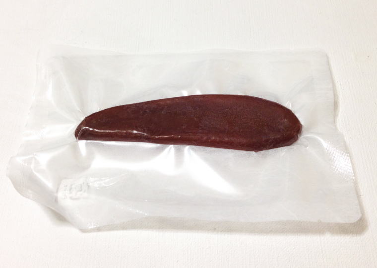 『明太からすみ』開封