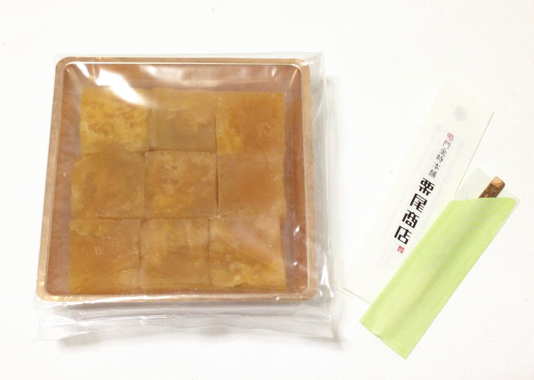 鳴門金時本舗 栗尾商店  角 箱から出したところ