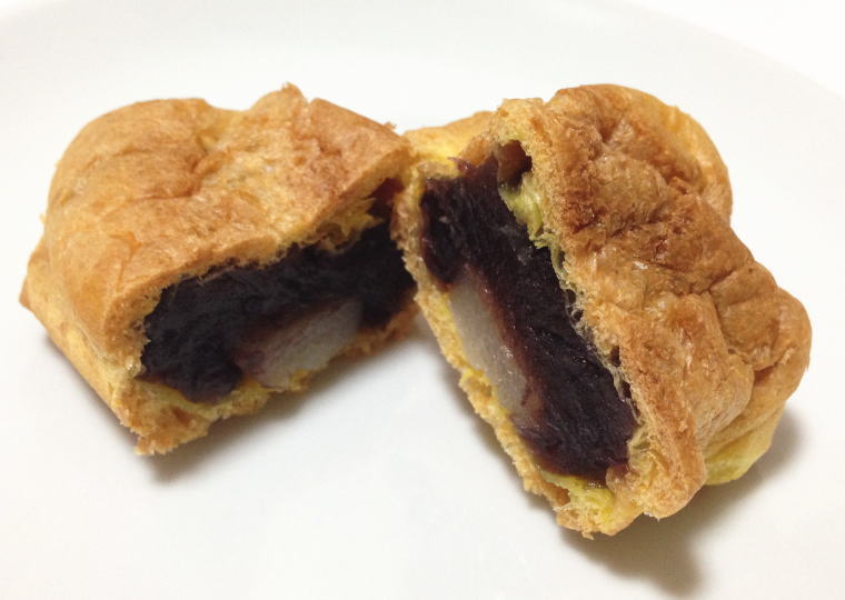 『福山城下餅』 割ったところ